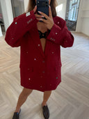 Remade oversized blazer bordeaux #34:34
