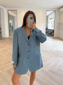 Remade oversized blazer blue #49:49