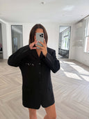 Remade oversized blazer black #18:18