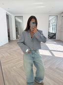 Remade oversized blazer baby blue #83:83
