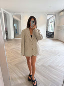 Remade oversized blazer beige #98:98