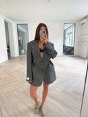 Remade oversized blazer grey #35:35