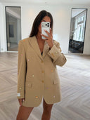 Remade oversized blazer beige #05:05