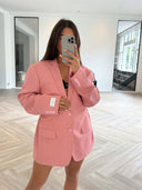 Remade oversized blazer pink #20:20
