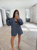 Remade oversized blazer denim blue #29:29