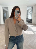 Remade oversized blazer taupe #15:15
