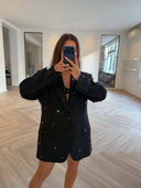 Remade oversized blazer anthracite #78:78