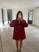 Remade oversized blazer bordeaux #22:22