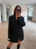 Remade oversized blazer black #15:15