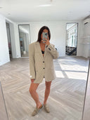 Remade oversized blazer beige #52:52