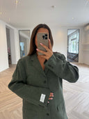 Remade oversized blazer moss green #44:44