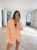 Remade oversized blazer peach #90:90