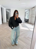 Remade oversized blazer anthracite #19:19