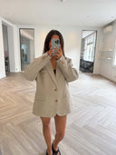 Remade oversized blazer beige #98:98