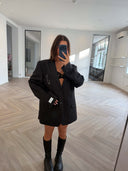 Remade oversized blazer anthracite #86:86