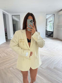 Remade oversized blazer cream #13:13