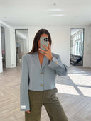 Remade oversized blazer baby blue #83:83