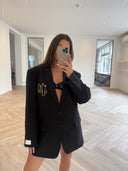 Remade oversized blazer black #10:10