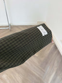 Remade oversized blazer check dark green/grey #36:36