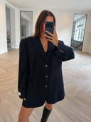 Remade oversized blazer navy #43:43