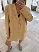 Remade oversized blazer custard yellow #02:02