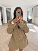 Remade oversized blazer mocca #13:13