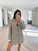 Remade oversized blazer taupe #66:66