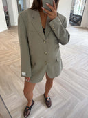 Remade oversized blazer light grey #61:61