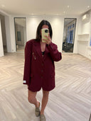 Remade oversized blazer bordeaux #55:55