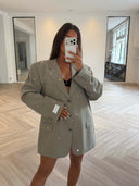 Remade oversized blazer light sage #23:23