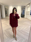 Remade oversized blazer bordeaux #55:55