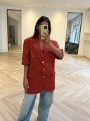 Remade oversized blazer terracotta #66:66