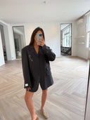 Remade oversized blazer dark grey #71:71
