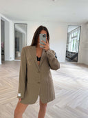 Remade oversized blazer mocha #14:14