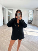 Remade oversized blazer black #33:33