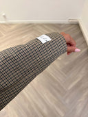 Remade oversized blazer mini checks beige/blue/green/bordeaux #65:65