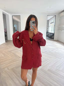 Remade oversized blazer red #45:45