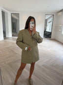 Remade oversized blazer light green #75:75