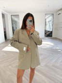 Remade oversized blazer sand #89:89