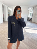 Remade oversized blazer navy #54:54