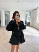 Remade oversized blazer black #72:72