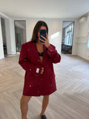 Remade oversized blazer bordeaux #34:34