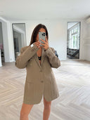 Remade oversized blazer mocha #14:14
