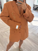 Remade oversized blazer orange #17:17