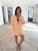 Remade oversized blazer peach #90:90