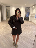 Remade oversized blazer brown #25:25