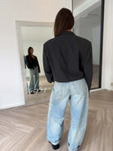 Remade oversized blazer anthracite #19:19