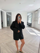 Remade oversized blazer black #18:18