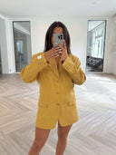 Remade oversized blazer yellow #55:55