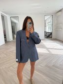 Remade oversized blazer denim blue #29:29